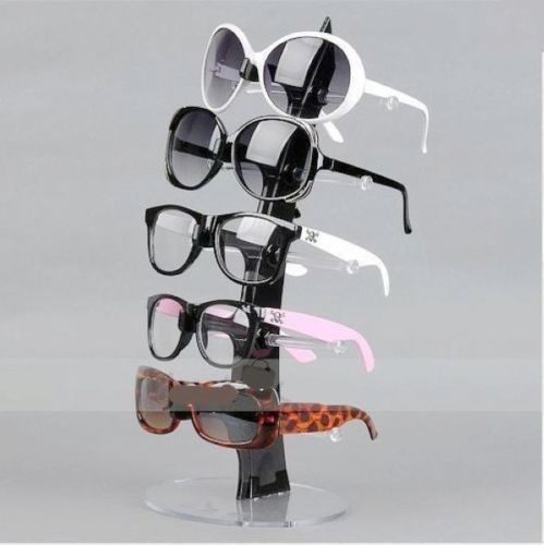 5 Pairs of Eyeglasses Sunglasses Glasses Show Rack Counter Display Stand Holder