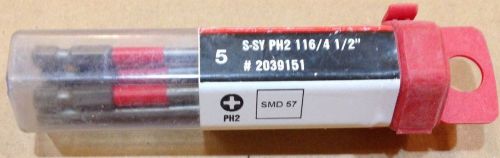 Hilti S-SY PH2 116/4 1/2&#034; Bit tips for auto feed screw guns (old style)