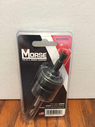MORSE M.K. M35PSC Hole Saw Arbor With Pilot Drill NEW SEALED