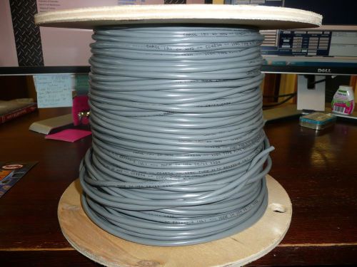 Carol c4062a.41.10 cable,20awg  3conductor hvac tray cable , 500 ft,  gray for sale