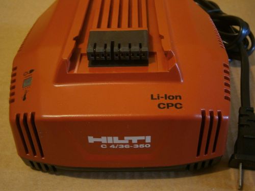 Hilti C4/36-350 Li-Ion charger (110-115v)