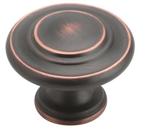 Amerock bp1586-orb inspirations 1-1/4&#034; round knob, oil rubbed bronze for sale