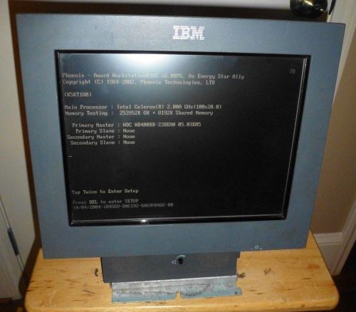 IBM 4840 12&#034; TOUCHSCREEN POS TERMINAL