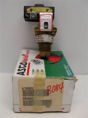 Asco hb46a215 miniature pressure switch h-series 4-12 psi new for sale