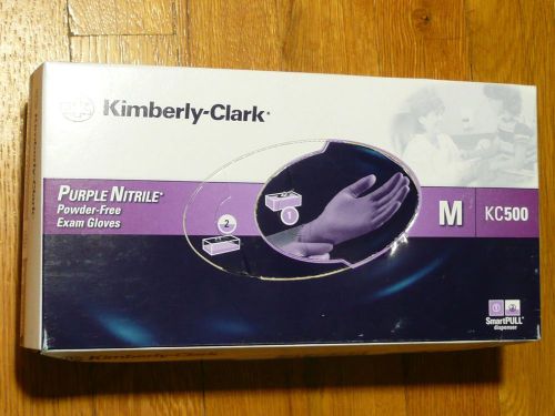 Kimberly-Clark Nitrile Medical Exam Gloves - Medium - Purple-100ct