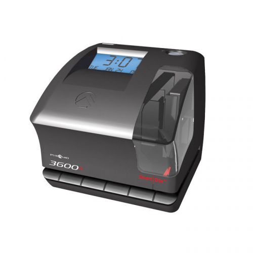 Pyramid 3600ss smartsite time clock and document stamp for sale