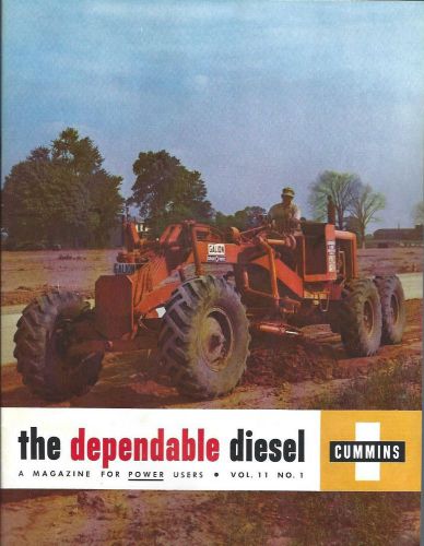 Equipment Brochure - Cummins - Dependable Diesel Magazine Customer c1959 (E2123)