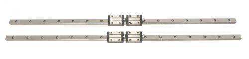 Pair NSK LS20 Linear Slide Rail SS 960mm 37&#034; Actuator Guide / Warranty