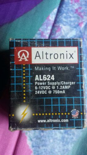 Brand New Altronix AL624 Linear Power Supply, Switch selectable 6, 12, 24VDC