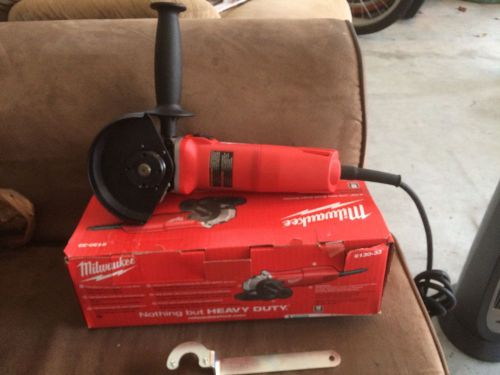 Milwaukee small angle grinder corded powertool 6130-33 for sale