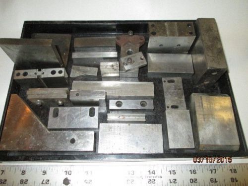 MACHINIST LATHE MILL Machinist Lot Specialty Ground Blocks for Set Up Hold Down