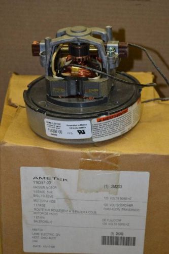 New ametek lamb 116297-00 vacuum motor for sale