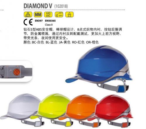 Deltaplus venitex Construction Ratchet Hard Hat / Safety Helmet,Diamond