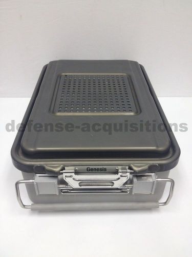 V mueller genesis #cd2-6b mid length sterilization case tray container for sale