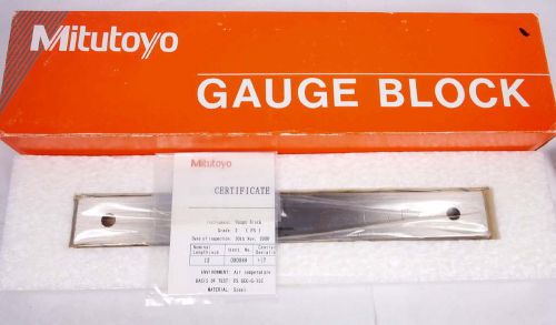Mitutoyo Steel Gauge Block 12&#034; w/ Original Box 611223-231 New