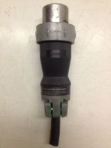 *used* hubbell hbl430ps2w-3p4w plug 30a for sale