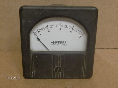 Westinghouse  Amperes Alternating Current Panel  Meter 25-500 cycles A1CF1 AO-72