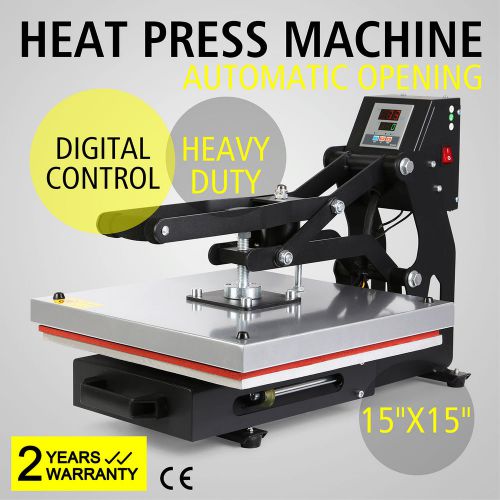 15&#034;x15&#034; auto opening t-shirts heat press 38x38 clam draw digital machine popular for sale