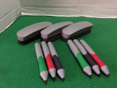 Smart Board 600 Series Pens Includes (6) Pens and (3) Erasers Free Shipping