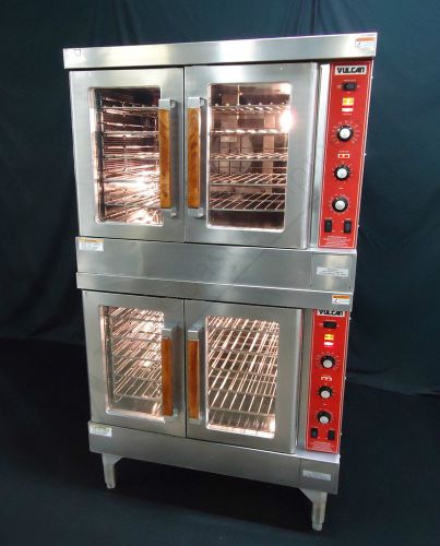 VULCAN SG44D GAS COMMERCIAL DOUBLE CONVECTION OVEN 2 SPEED! NAT OR LP!