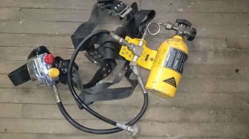Scott air-pak scba kit tank, presur-pak,harness &amp; filling hose for sale