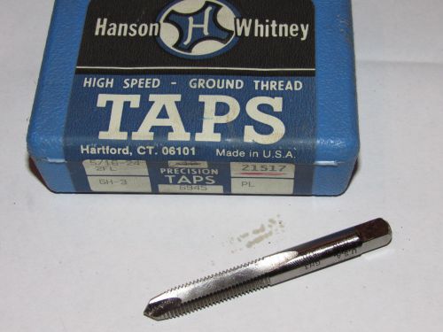 2 new butterfield 5/16-24 nf gh-3 h3 2fl plug spiral point taps 21517 usa for sale