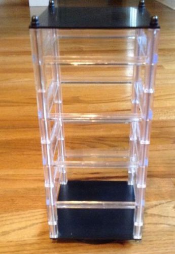 1 Acrylic Rotating Earring Display Stands Revolving