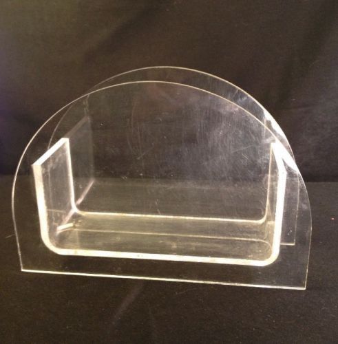 ACRYLIC DISPLAY HOLDER Retail 8&#034; Length X 5.5&#034; Tall Rounded Top