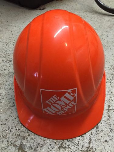 HOME DEPOT HARD HAT Orange Dedicated To The Trumbull CT Home Depot