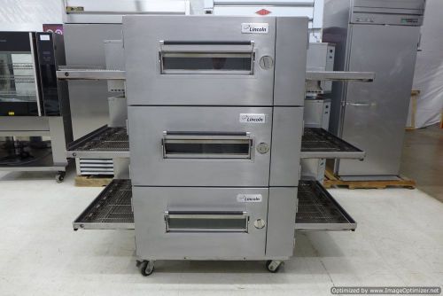 Lincoln 1600-3g gas conveyor pizza convection sandwich oven lincoln middleby for sale
