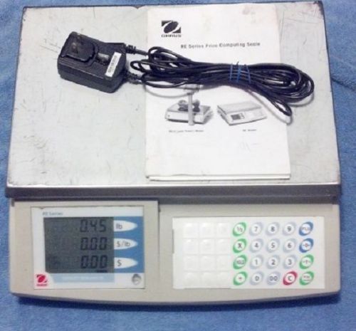 OHAUS RE15US 30lb  Price Computing Scale used