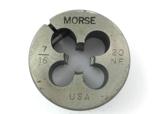 DIE threading-die tool machine metal lathe  MORSE 7/16  20 NF (2)