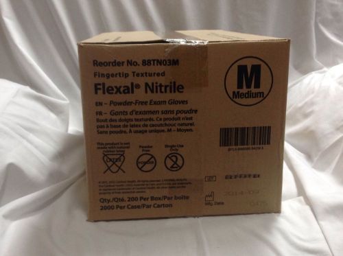 Cardinal Health Flexal Nitile Powder Free Exam Glove Medium 88TNO3M