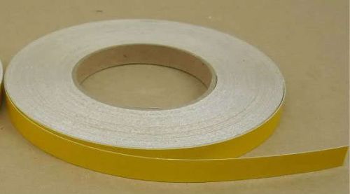 1/2&#034; Hazard Reflective Warning High Visibility Safety Tape Solid Yellow 150&#039;