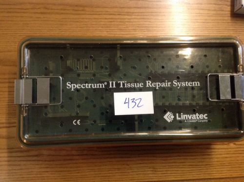 ConMed Linvatec - Spectrum II Tissue Repair System Tray