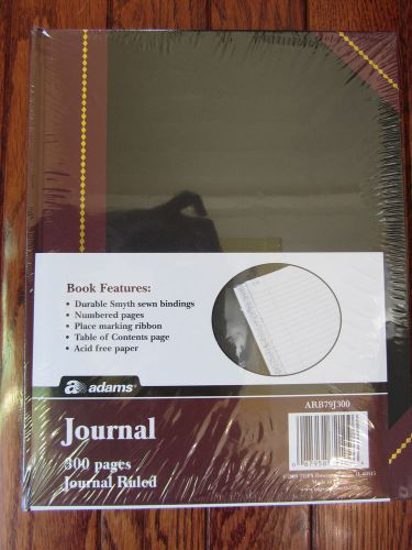 NEW Adams Journal 300 Pages ARB79J300 9 5/8 in X 7 5/8-Journal Ruled w ribbon