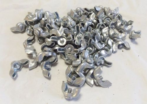 75 Sets of New Stamped Steel Wing Nuts 6-32 with 7/32 Inch Slotted Head Screws