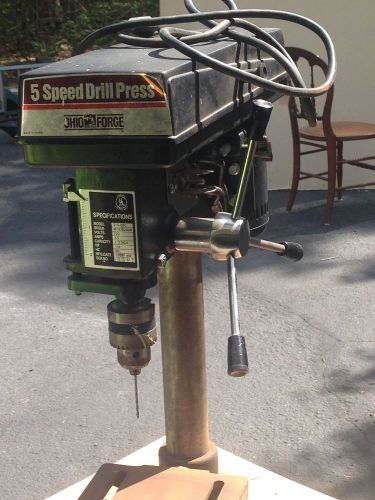 Ohio Forge 5-Speed Drill Press with Stand. Works great.