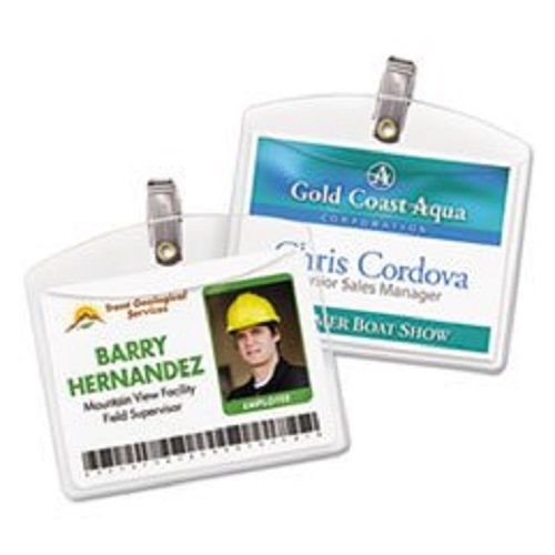 Avery Name Tag Holder Clip-Style Badge Holders Box Of 100 Item 2923