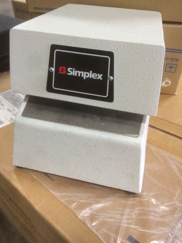 Simplex Time Recorder Co. 1605-9003 Time Clock Mechanical Date &amp; Time