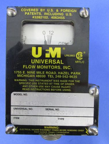 UFM TYPE 4 FLOW MONITOR F20GM-3-250V.9-M3WR-PC5-.2D W/ SISU-N-1969