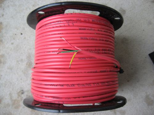 246&#039; Red Fire Security Alarm Access Control Cable Wire 18/4  FPLR 18AWG