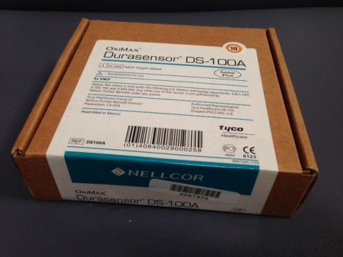 Nellcor DS100A-1 Adult SPO2 Finger Sensor, by Covidien - New Sealed Box