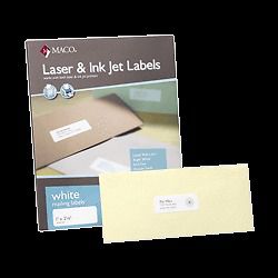Maco Laser and Ink Jet labels 2&#039;&#039; x 4&#039;&#039; 1000 labels ML-1000