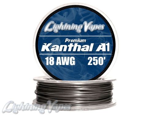 Kanthal A1 18 AWG Wire 250&#039;  Roll 1.02mm , 0.515 Ohms/ft Resistance