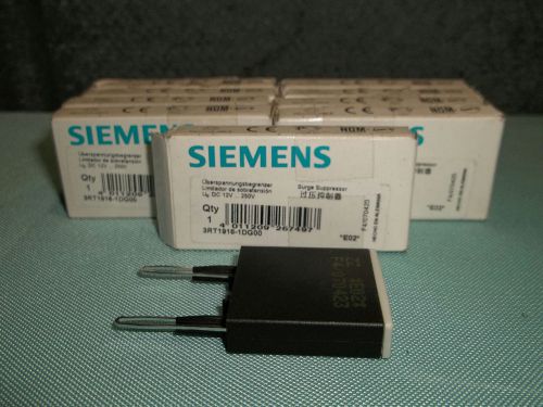 Lot of 9 New Siemens Surge Suppressors 3RT1916-1DG00 DC-12v