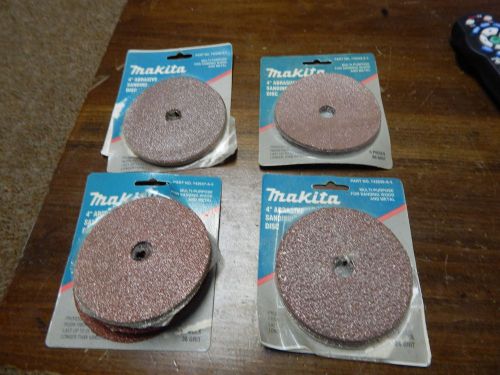 Abrasive Sanding Discs lot of 9 Pcs. 36,50 and 80 Grit