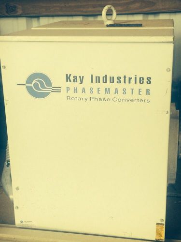Kay Industries Phasemaster Rotary Phase Converter