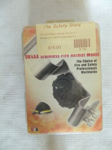 UK4AA Stainless Fire Helmet Mount Model 14818 for Underwater Kinetics Flashlight