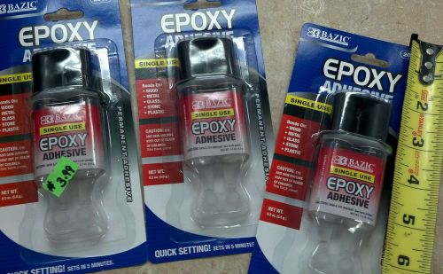 Epoxy glue with syringe applicator  0.2 oz 5.6g  ** (3 pcs lot ) for sale